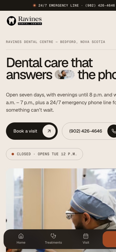 Service business redesigns: example build