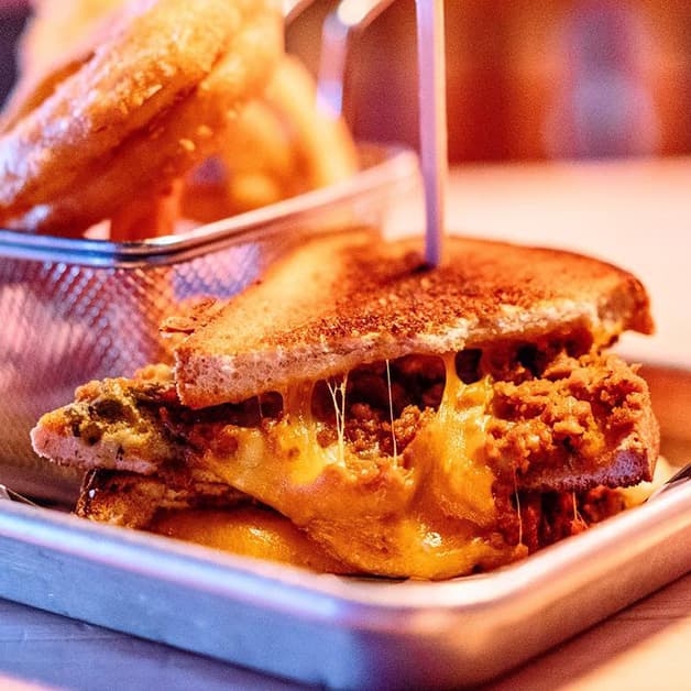 Food served at The Roxbury