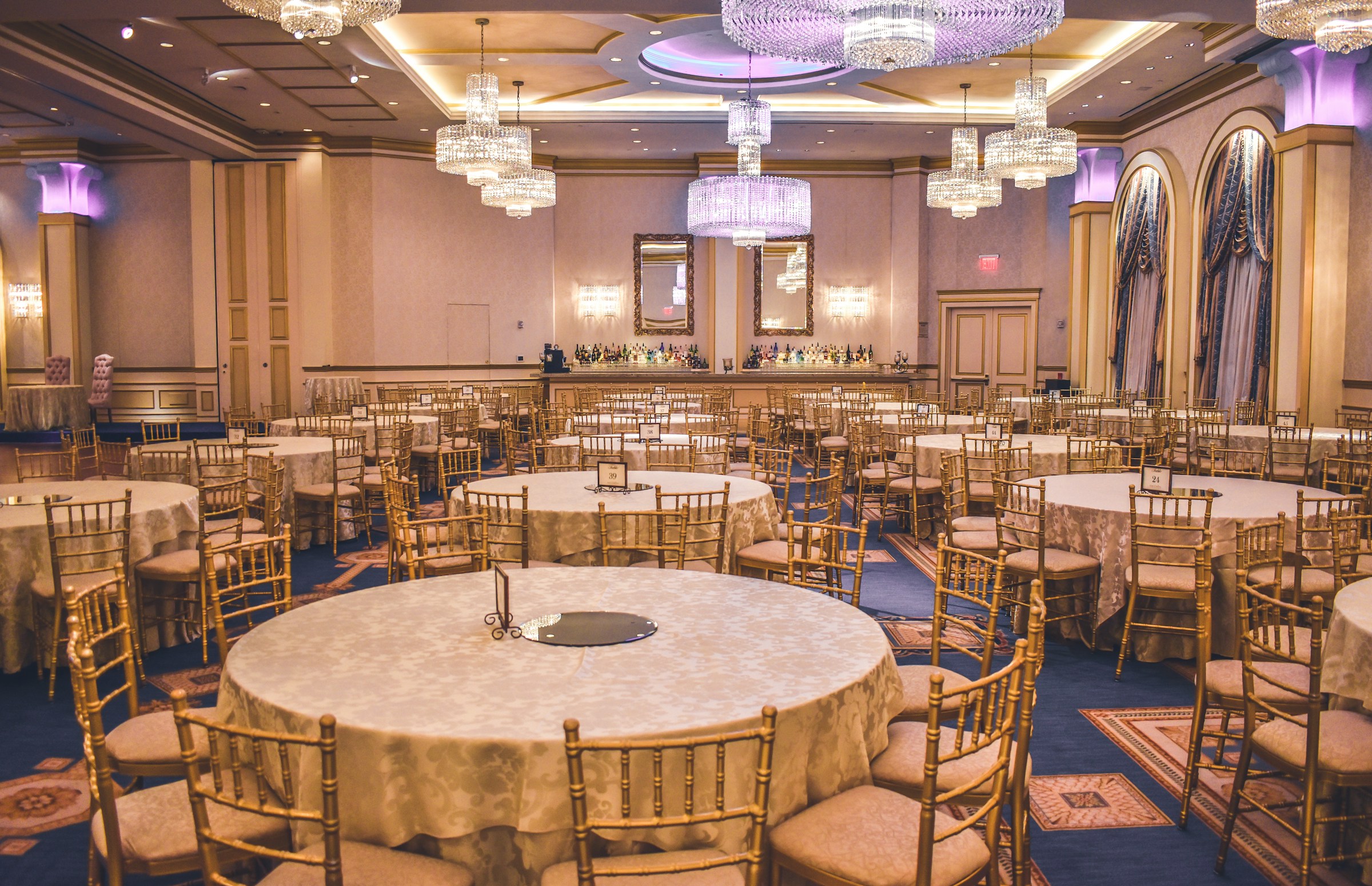 Luxury hospitality atmosphere