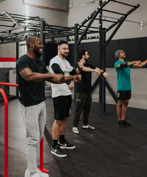 Training at Muscle Up Fitness, from the club’s original gallery
