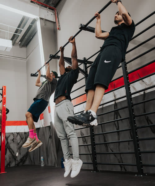 Training at Muscle Up Fitness, from the club’s original gallery