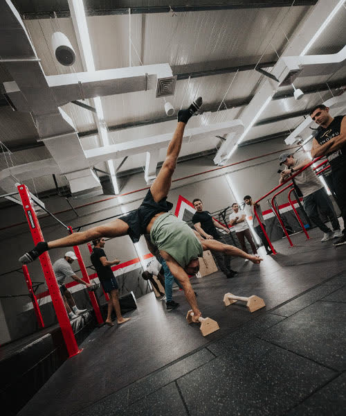 Training at Muscle Up Fitness, from the club’s original gallery