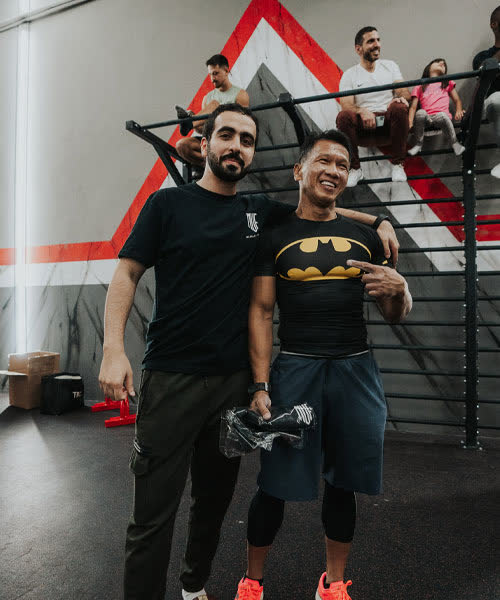 Training at Muscle Up Fitness, from the club’s original gallery