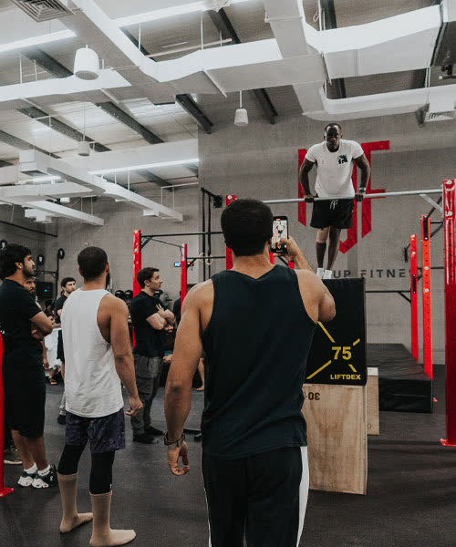 Training at Muscle Up Fitness, from the club’s original gallery