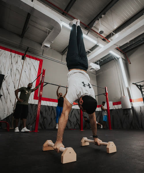 Training at Muscle Up Fitness, from the club’s original gallery