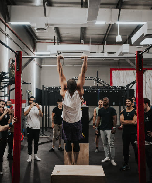 Training at Muscle Up Fitness, from the club’s original gallery