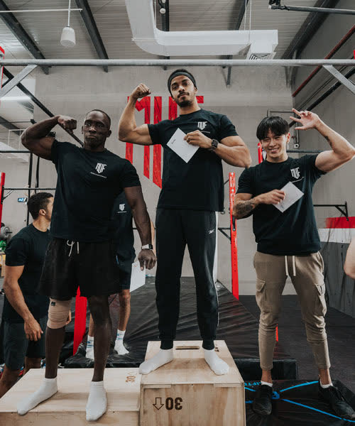 Training at Muscle Up Fitness, from the club’s original gallery