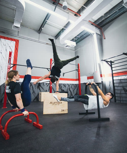 Training at Muscle Up Fitness, from the club’s original gallery
