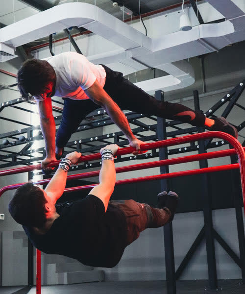 Training at Muscle Up Fitness, from the club’s original gallery