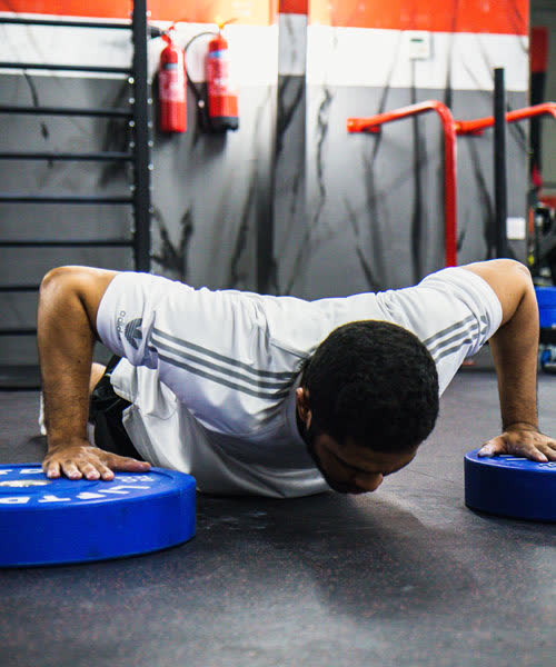 Training at Muscle Up Fitness, from the club’s original gallery