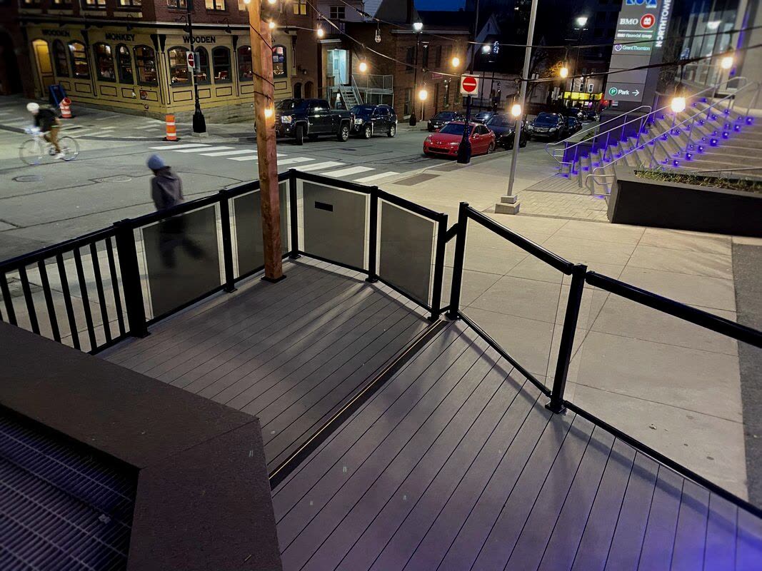 Chop Steakhouse patio, Grafton Street, Halifax