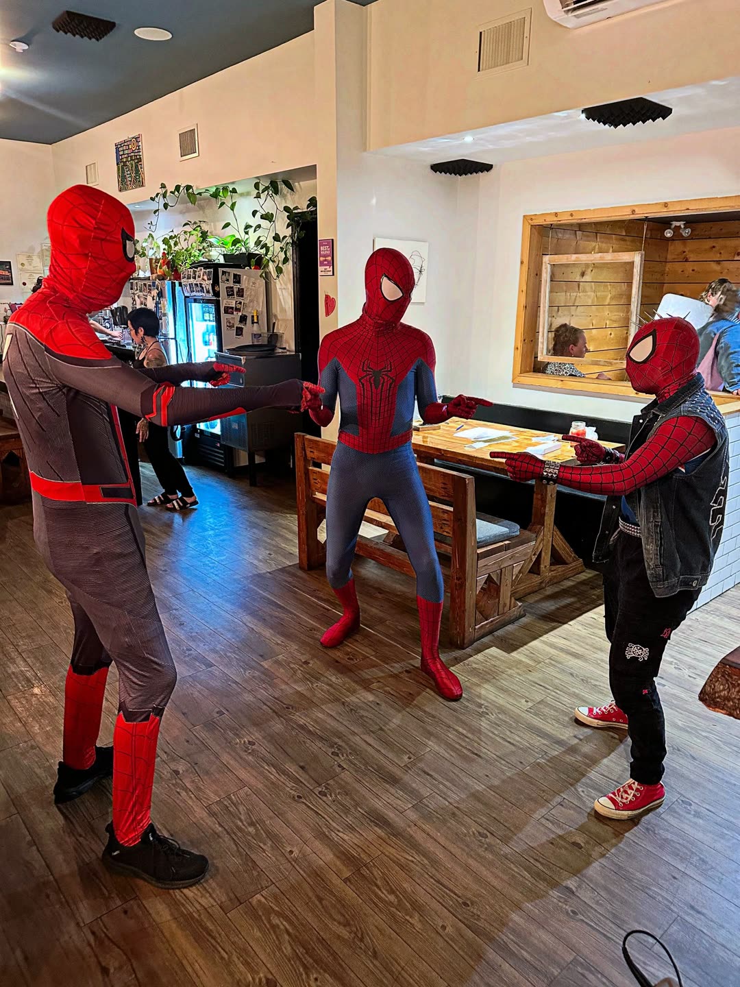 Spider-Man trivia. "We did it, we did the meme."