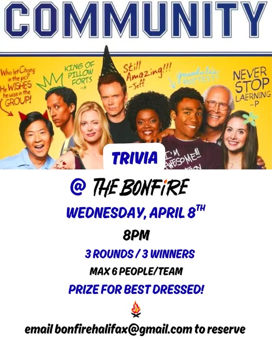 Community trivia poster