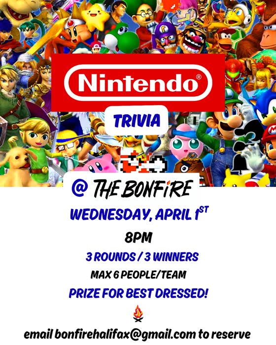 Nintendo trivia poster