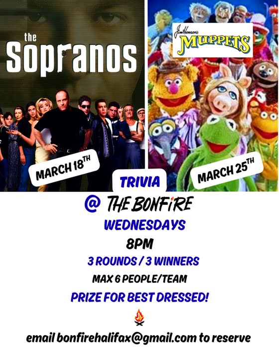 The Sopranos & The Muppets trivia poster