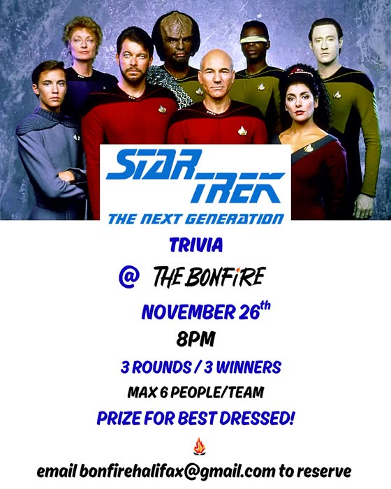 Star Trek: The Next Generation trivia poster