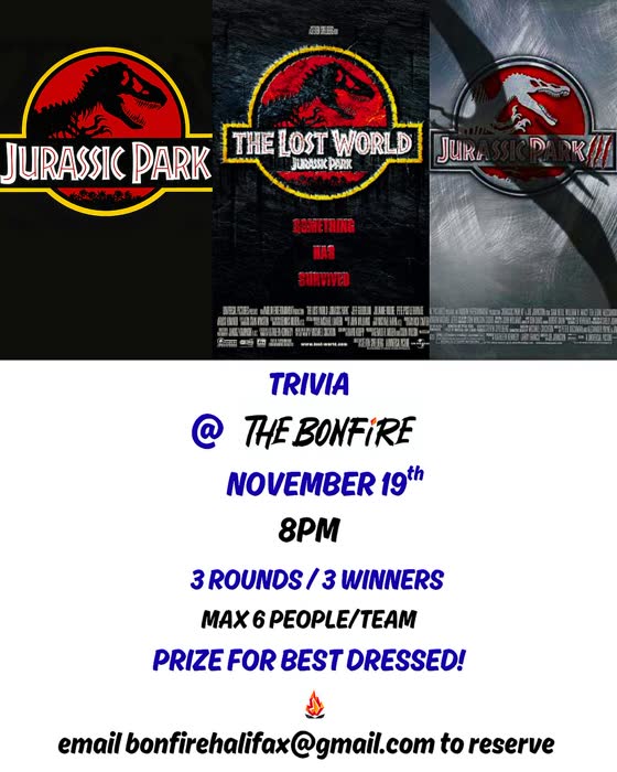 Jurassic Park trivia poster
