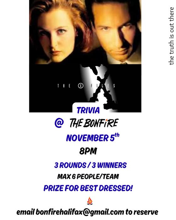 The X-Files trivia poster