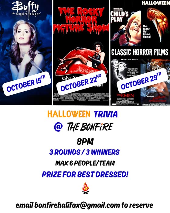 Buffy, Rocky Horror & Classic Horror trivia poster