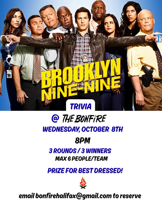 Brooklyn Nine-Nine trivia poster
