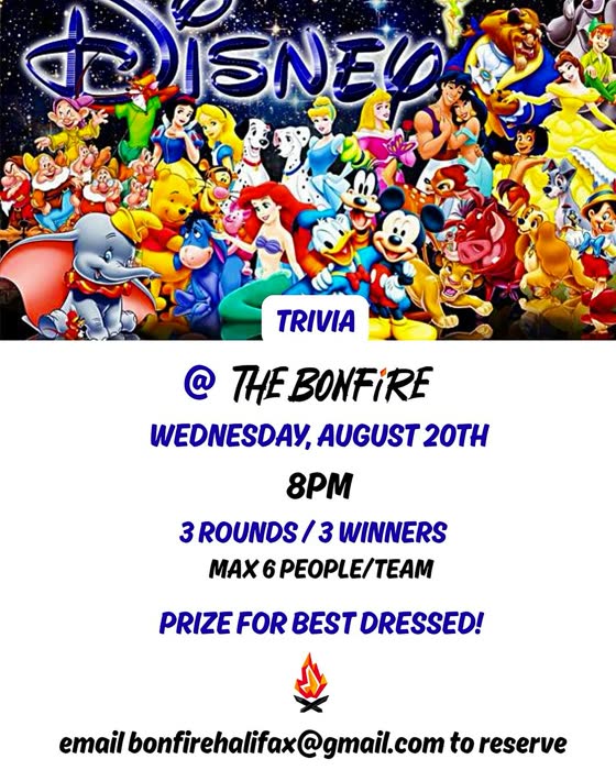 Disney trivia poster