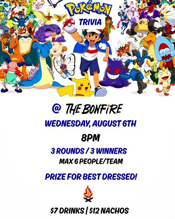 Pokémon trivia poster